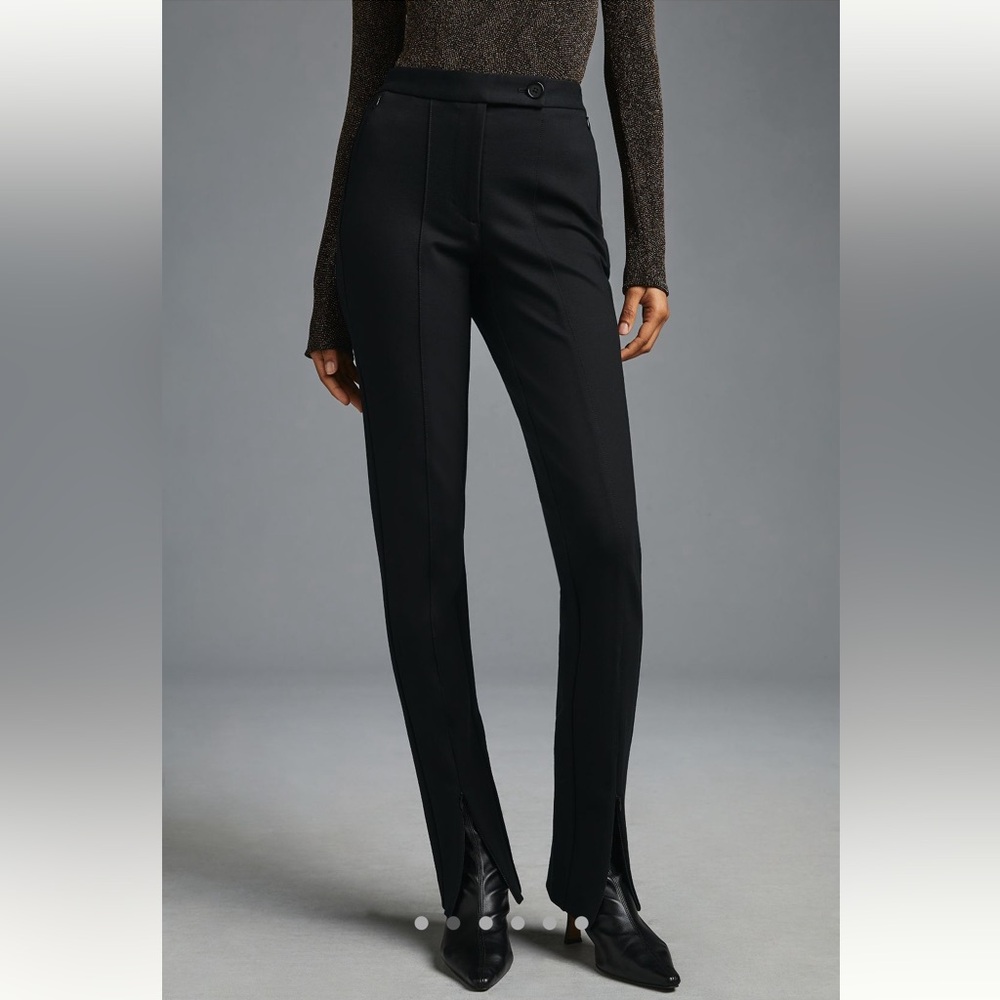 Maeve black ankle zip pants NWT size 10